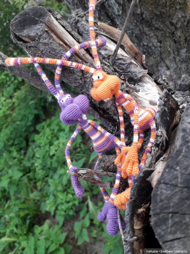 Новая парочка Кренделей — Вязаные игрушки и амигуруми: крючком (фото 6)