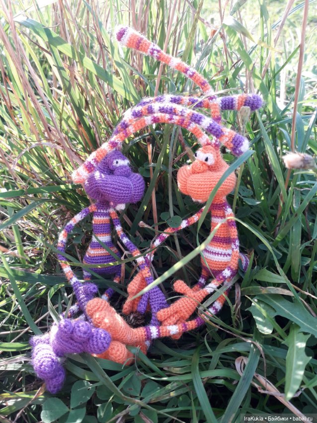 Новая парочка Кренделей — Вязаные игрушки и амигуруми: крючком (фото 3)