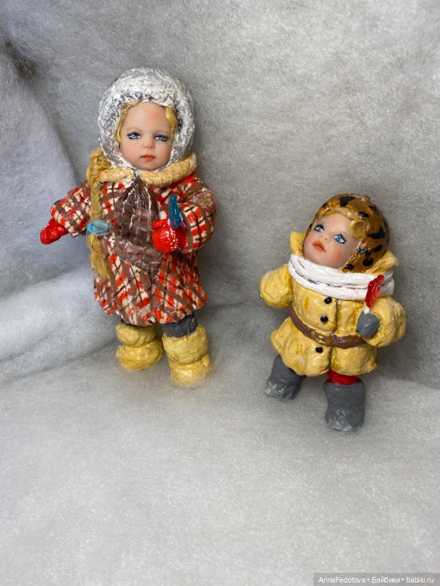 Мои елочные игрушки — Ватные игрушки на елку: ретро (фото 5)