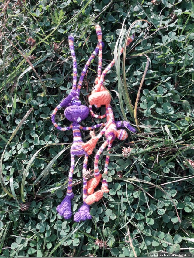Новая парочка Кренделей — Вязаные игрушки и амигуруми: крючком (фото 4)