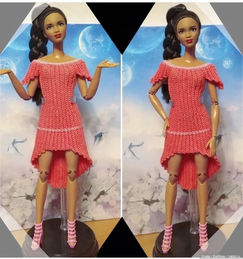 Мои повязушки за этот год. Одежда для кукол барби (фото 4)