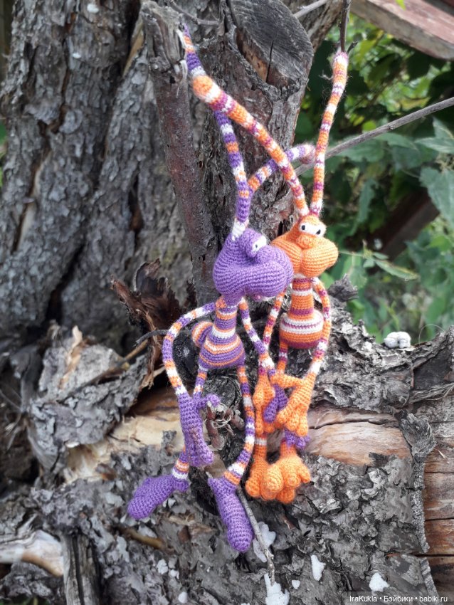 Новая парочка Кренделей — Вязаные игрушки и амигуруми: крючком (фото 5)
