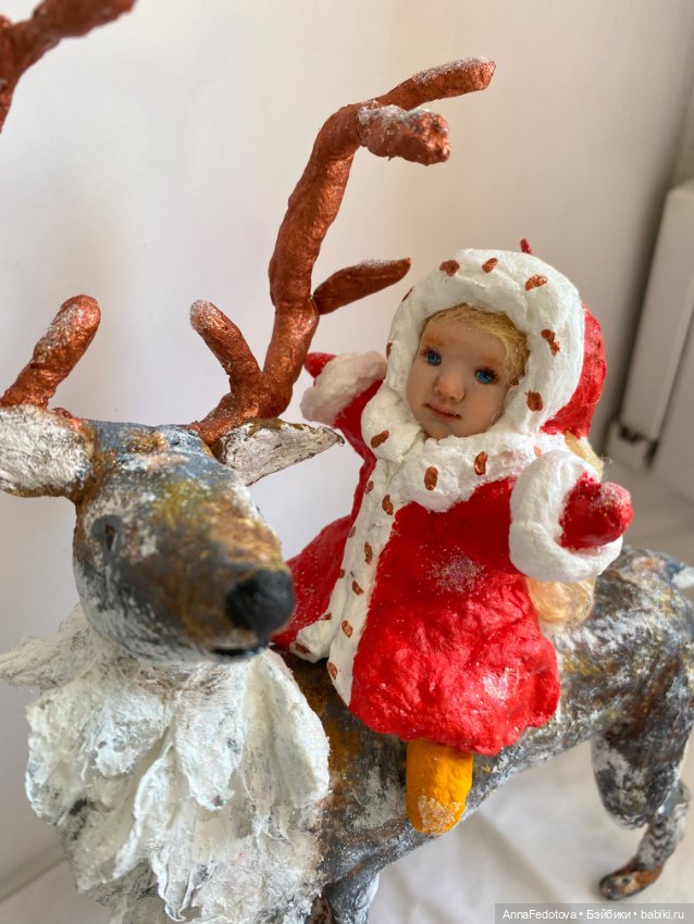 Мои елочные игрушки — Ватные игрушки на елку: ретро (фото 2)