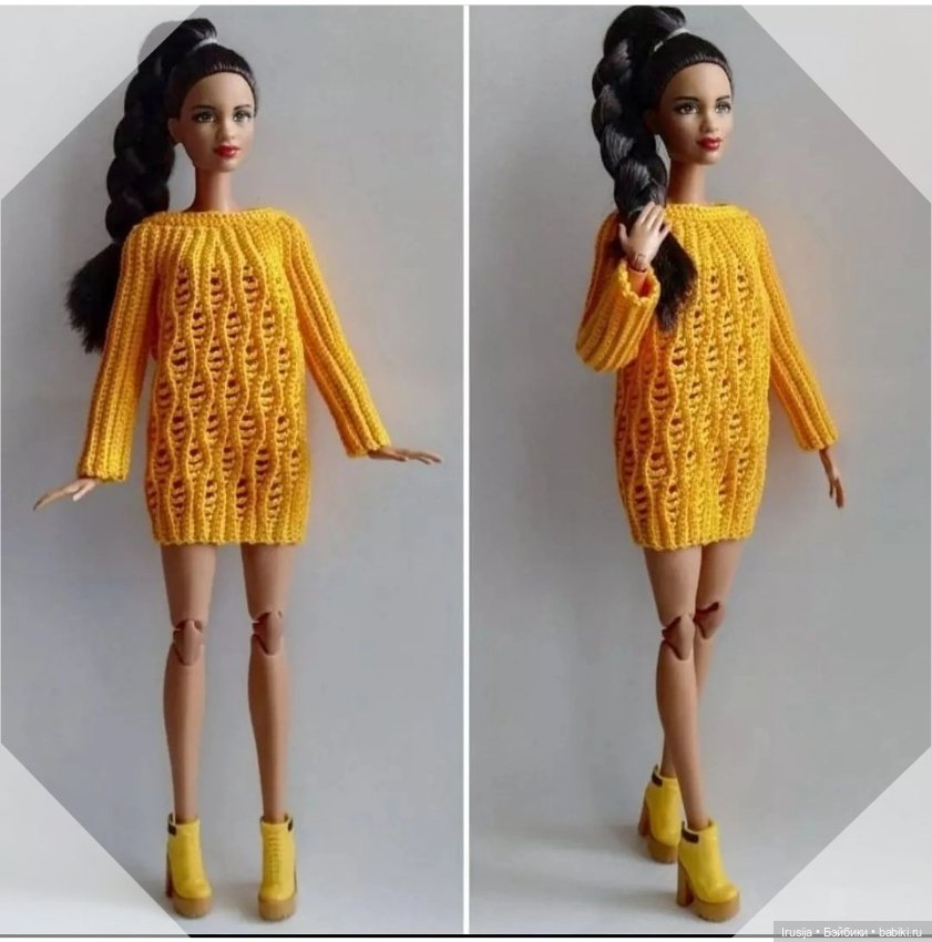 Мои повязушки за этот год. Одежда для кукол барби (фото 9)