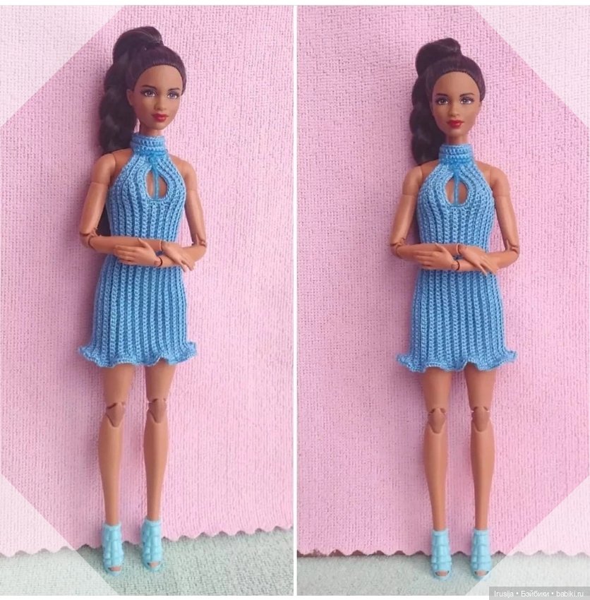 Мои повязушки за этот год. Одежда для кукол барби (фото 6)