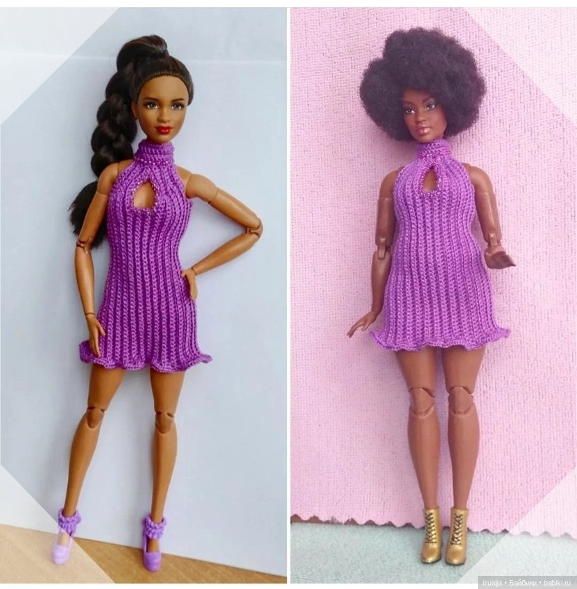 Мои повязушки за этот год. Одежда для кукол барби (фото 7)