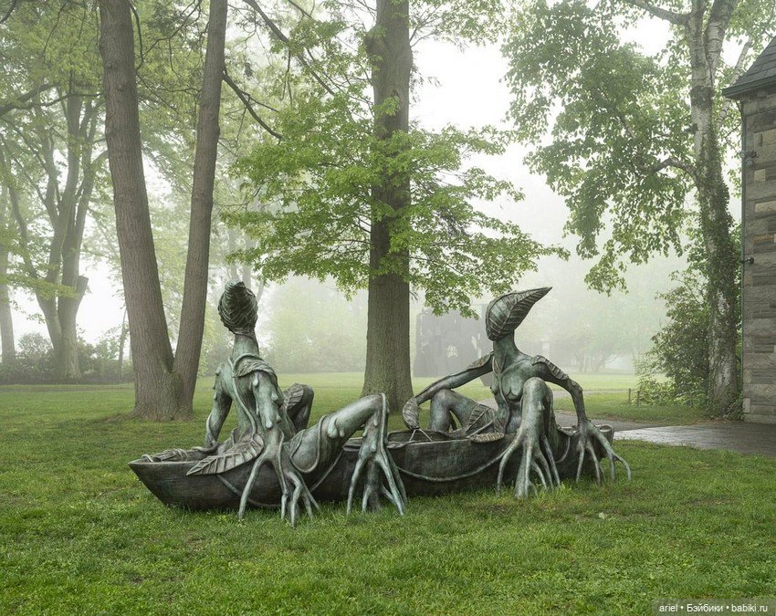 Мифические существа скульптора Вонгечи Муту (Wangechi Mutu) в арт-центре Storm King (фото 4)