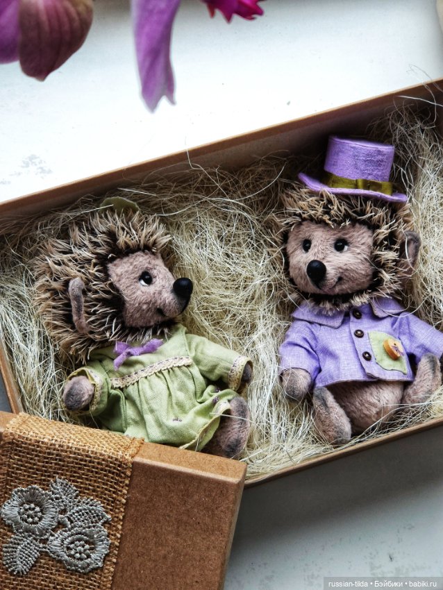 И снова Ёжики — Авторские мишки Тедди и друзья: фото