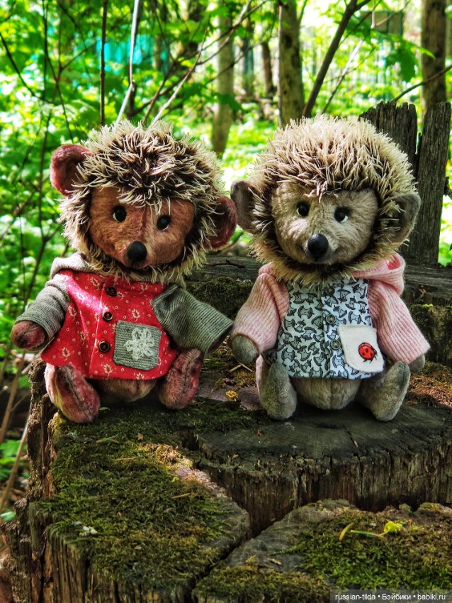 И снова Ёжики — Авторские мишки Тедди и друзья: фото (фото 6)