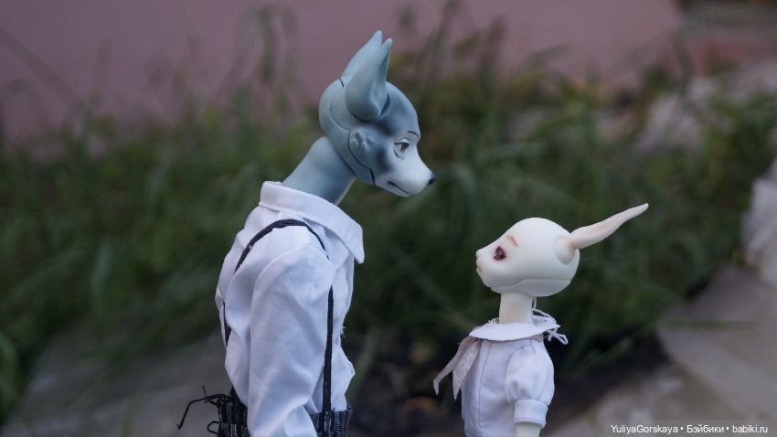 Легоси и Хару в моем исполнении (Beastars) (фото 2)