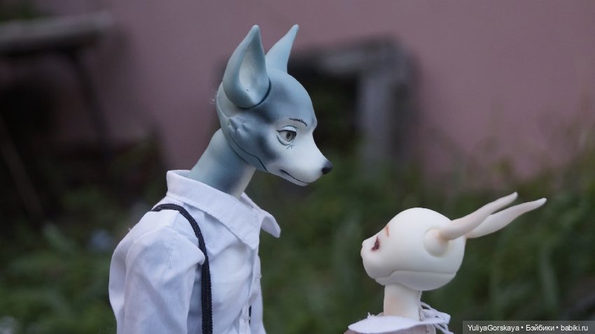 Легоси и Хару в моем исполнении (Beastars)