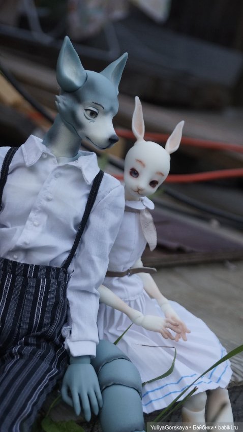 Легоси и Хару в моем исполнении (Beastars) (фото 5)