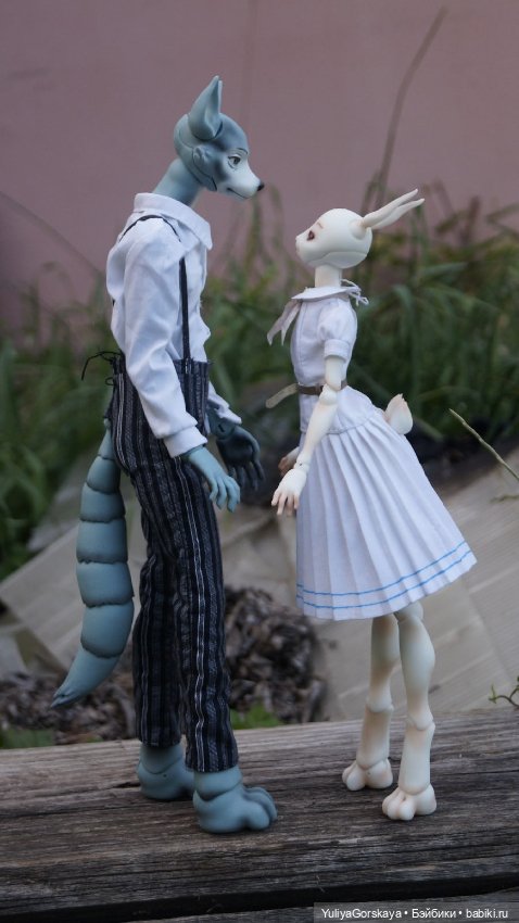 Легоси и Хару в моем исполнении (Beastars) (фото 3)