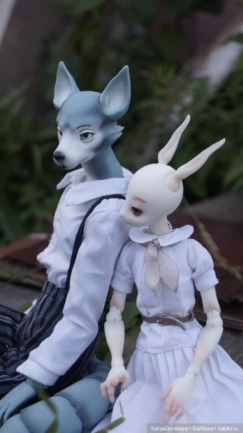 Легоси и Хару в моем исполнении (Beastars) (фото 4)