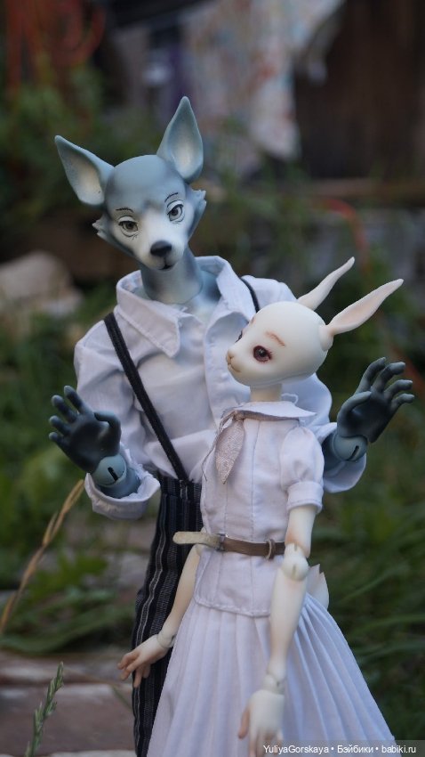 Легоси и Хару в моем исполнении (Beastars) (фото 10)