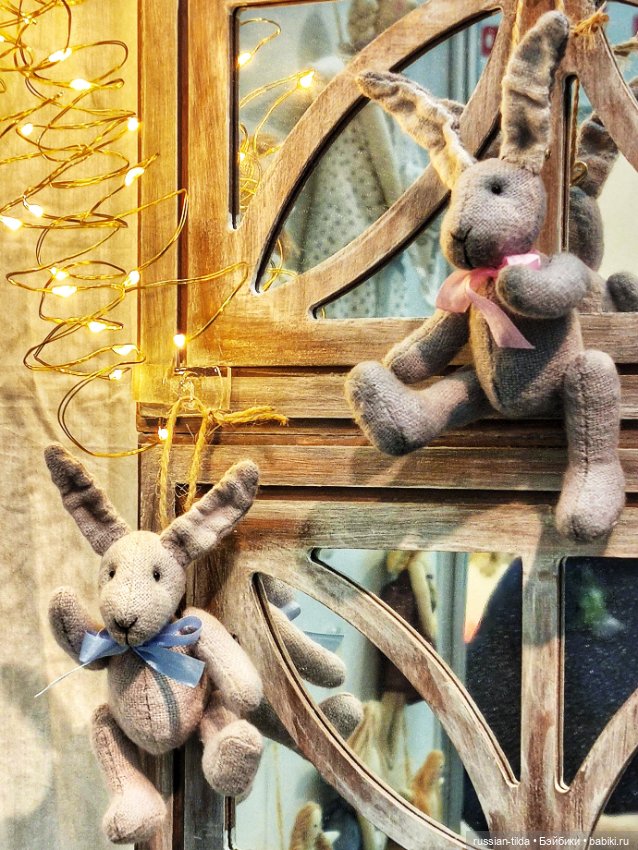 Ладошечные зайчики-талисманчики