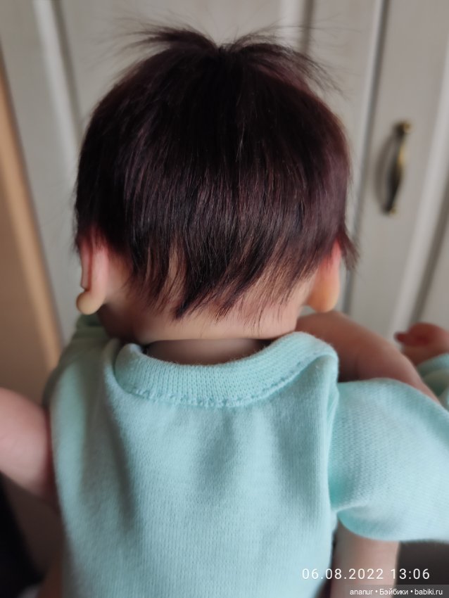 Только родился. Авторская кукла Кондрашовой Ирины