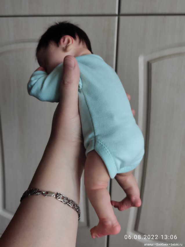 Только родился. Авторская кукла Кондрашовой Ирины