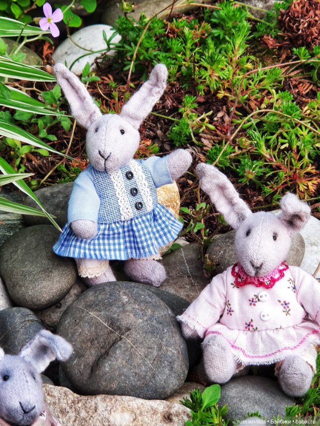 Ладошечные зайчики-талисманчики