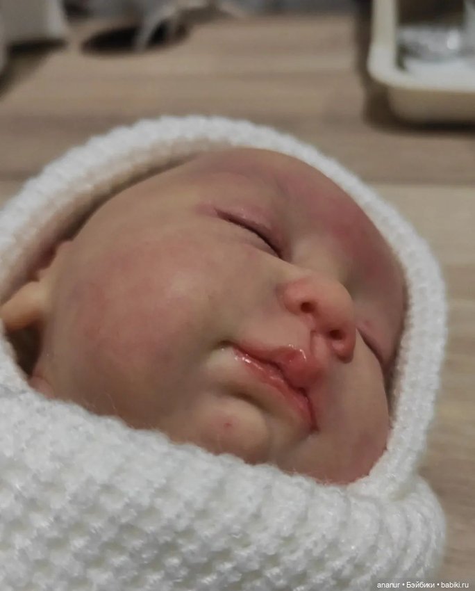 Только родился. Авторская кукла Кондрашовой Ирины