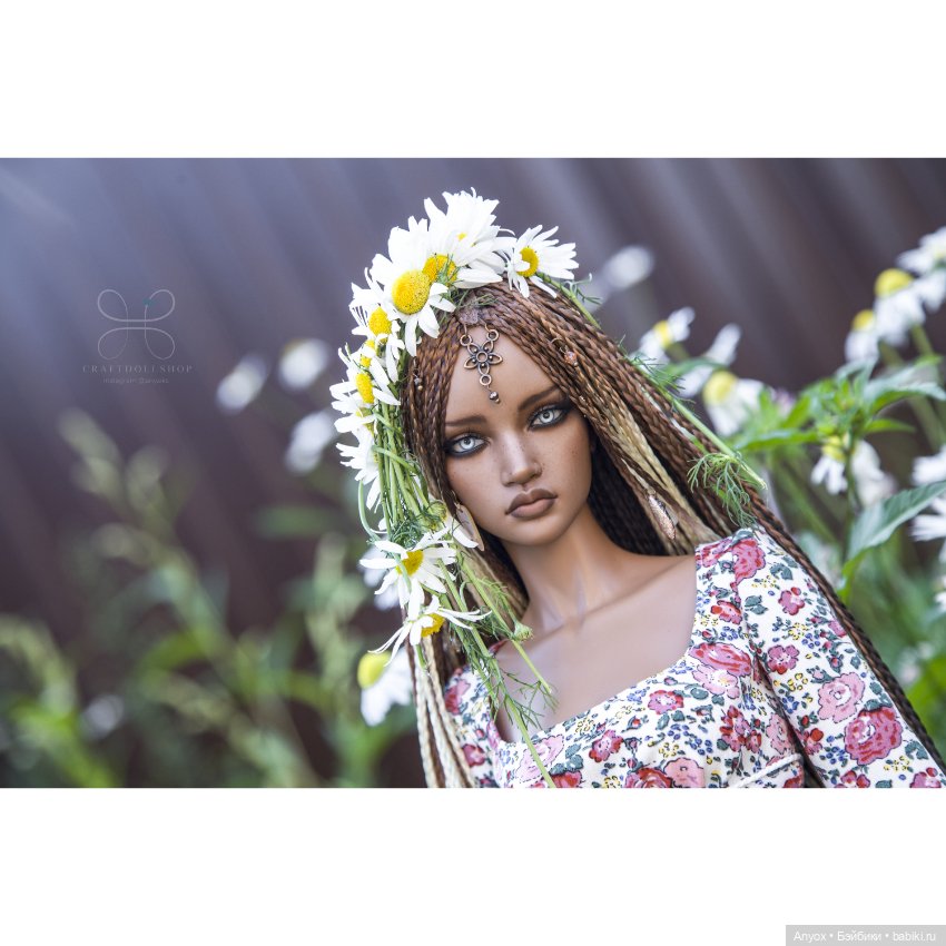 Цветочные платья и много фото на природе