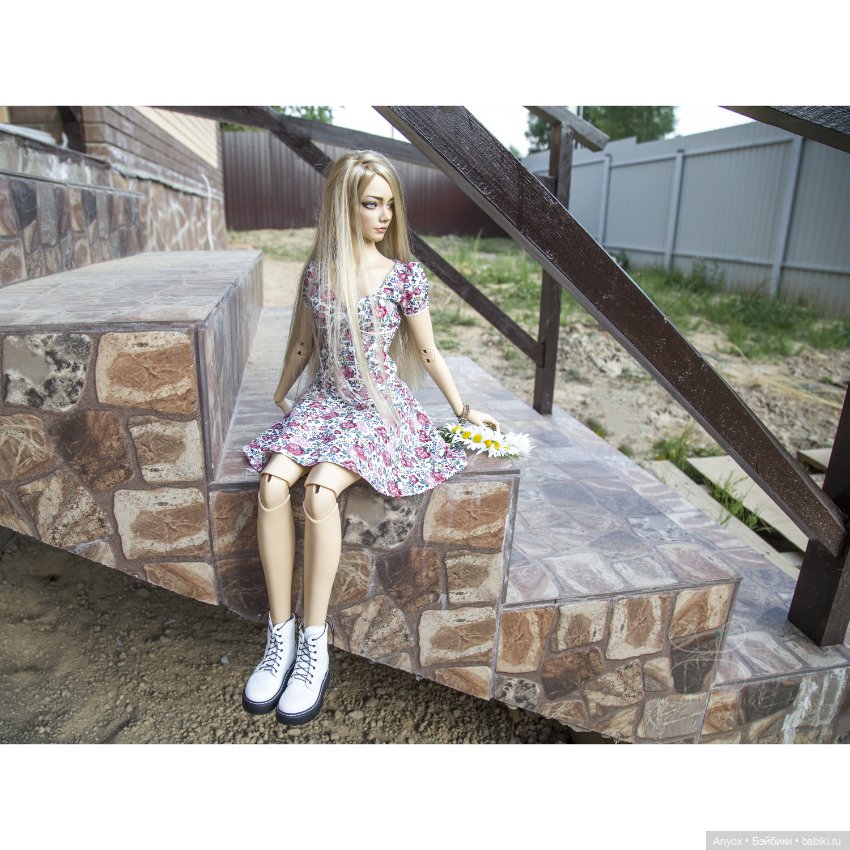 Цветочные платья и много фото на природе (фото 3)