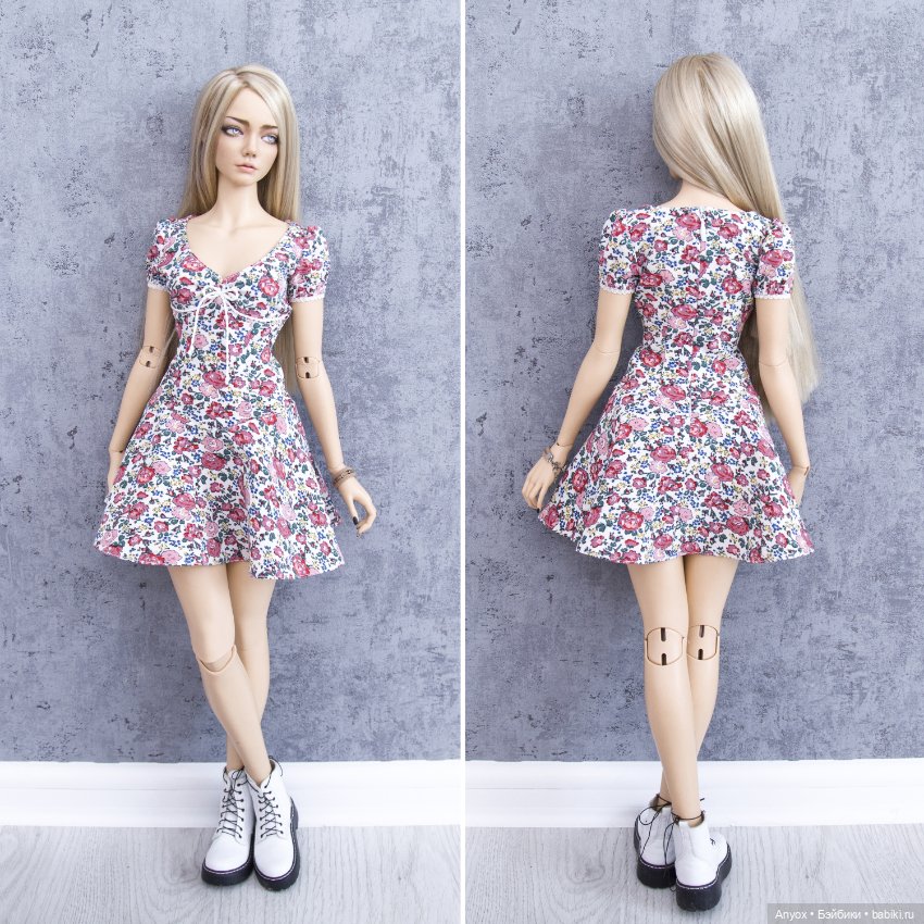 Цветочные платья и много фото на природе