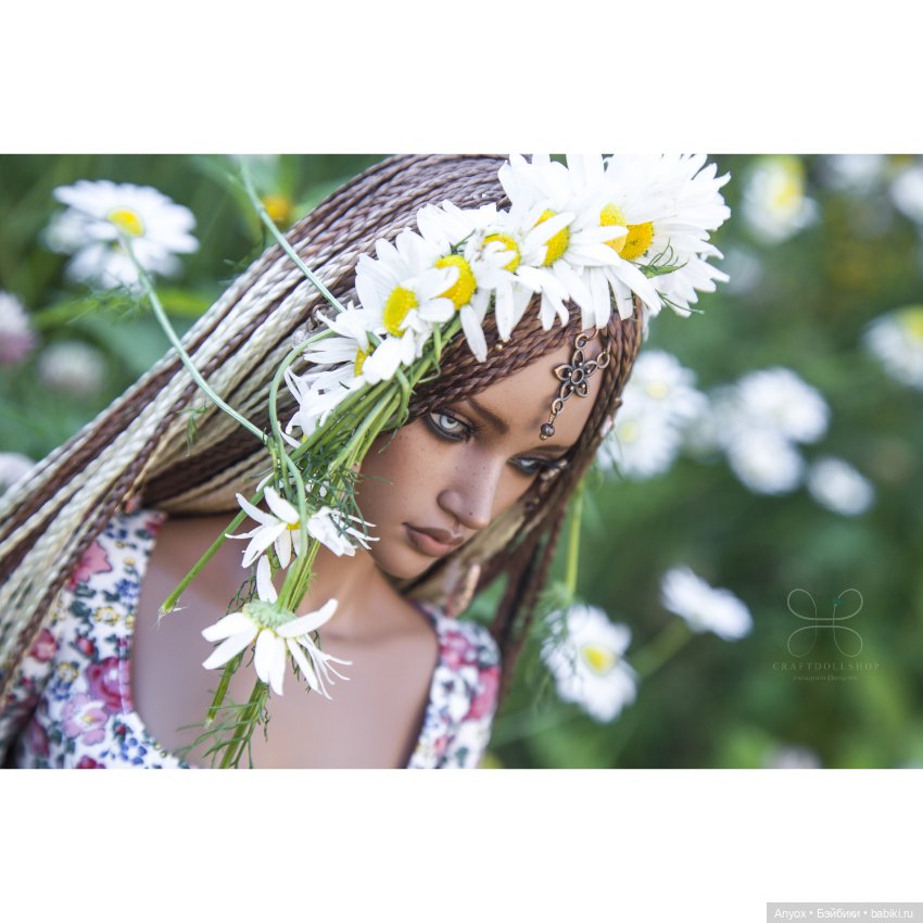 Цветочные платья и много фото на природе (фото 10)