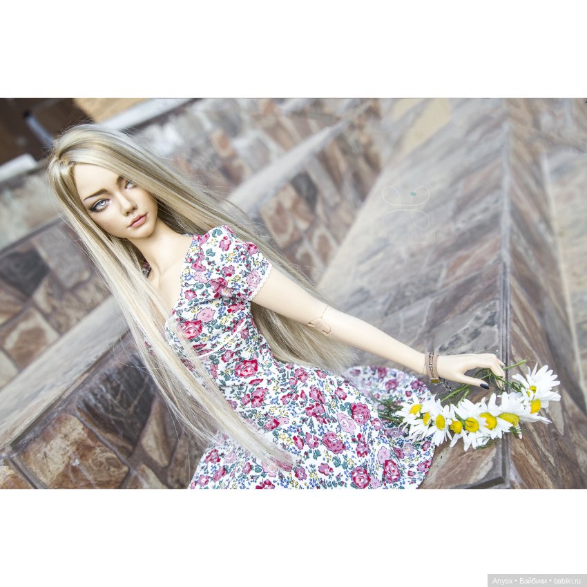 Цветочные платья и много фото на природе (фото 5)