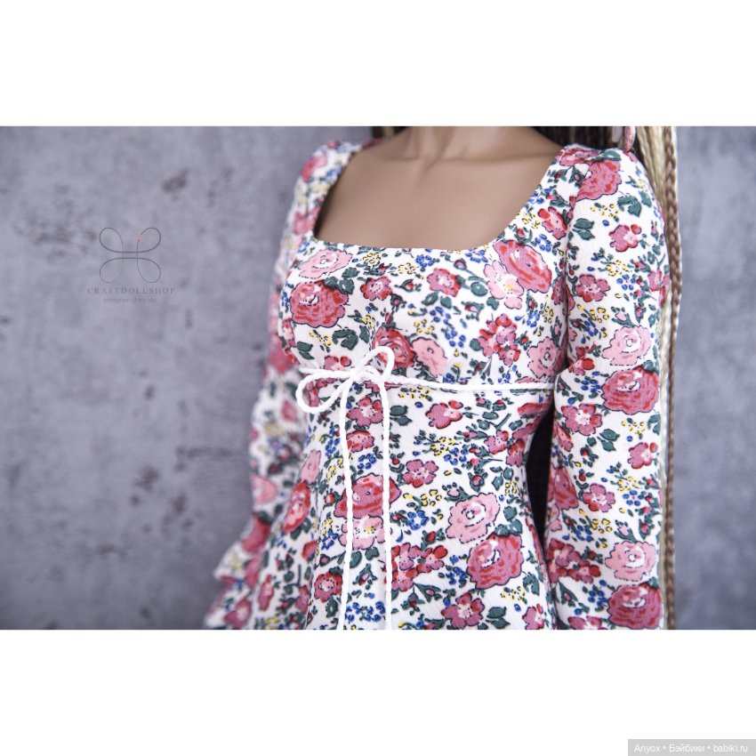 Цветочные платья и много фото на природе