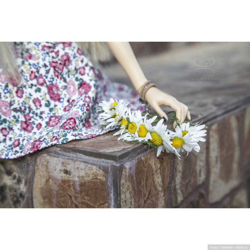 Цветочные платья и много фото на природе (фото 4)