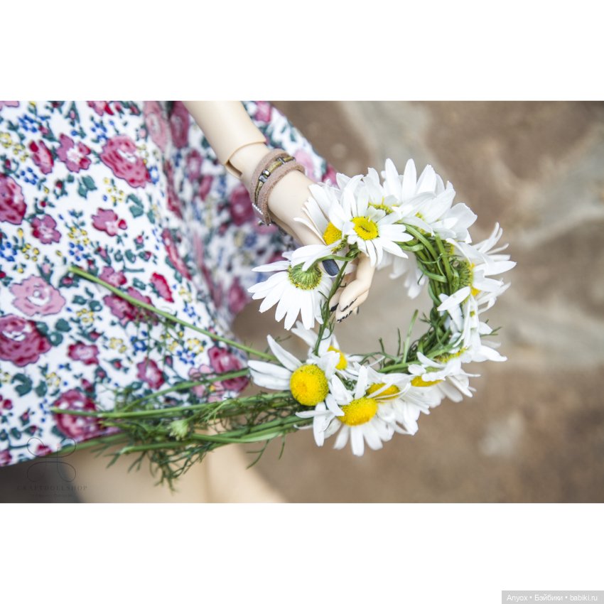 Цветочные платья и много фото на природе
