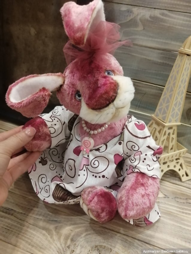Сherry кролик-тедди — Авторские мишки Тедди и друзья: фото (фото 8)