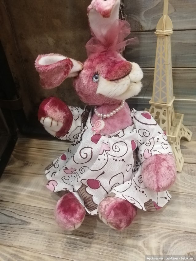 Сherry кролик-тедди — Авторские мишки Тедди и друзья: фото (фото 5)