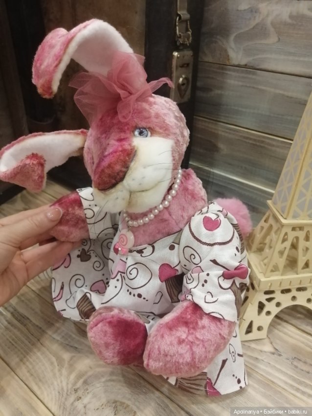 Сherry кролик-тедди — Авторские мишки Тедди и друзья: фото (фото 7)