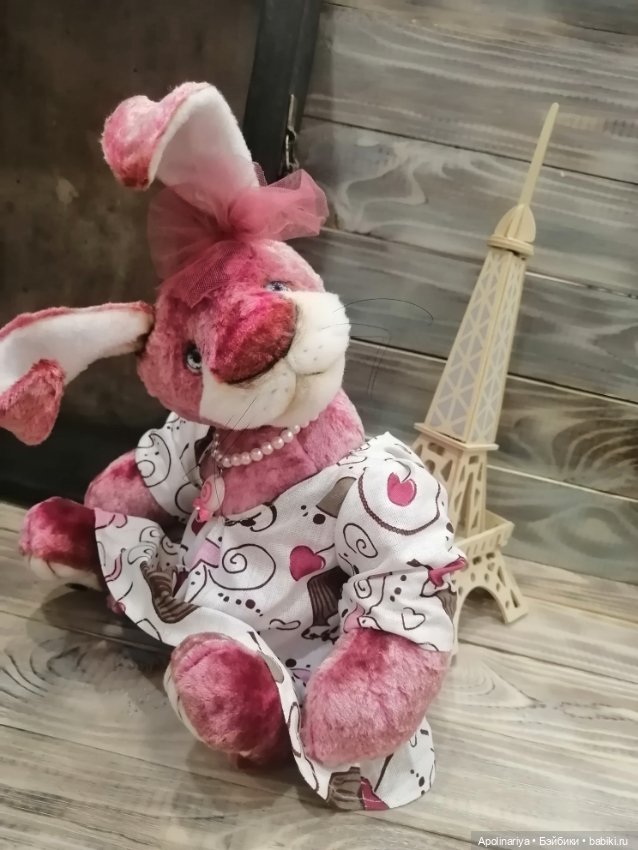 Сherry кролик-тедди — Авторские мишки Тедди и друзья: фото (фото 9)