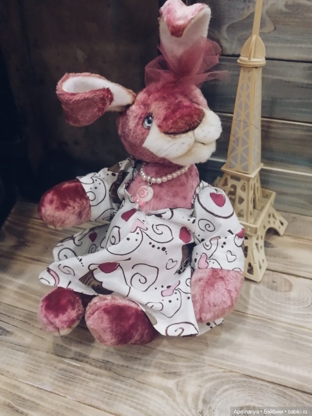 Сherry кролик-тедди — Авторские мишки Тедди и друзья: фото (фото 2)