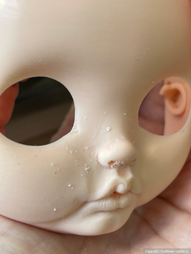 Процесс создания куклы в фото