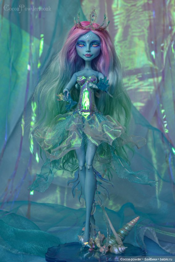 ООАК Морская царевна — ООАК Monster High и Ever After High: репейнт