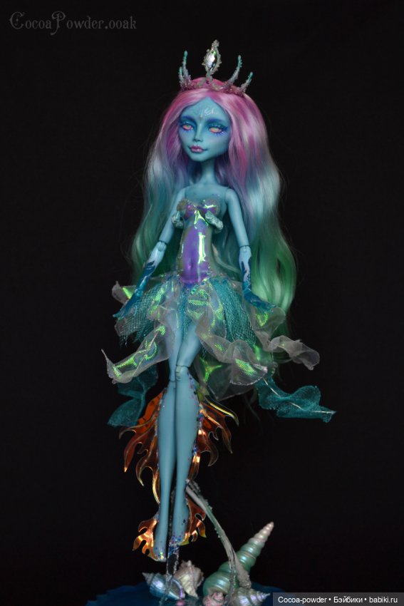 ООАК Морская царевна — ООАК Monster High и Ever After High: репейнт