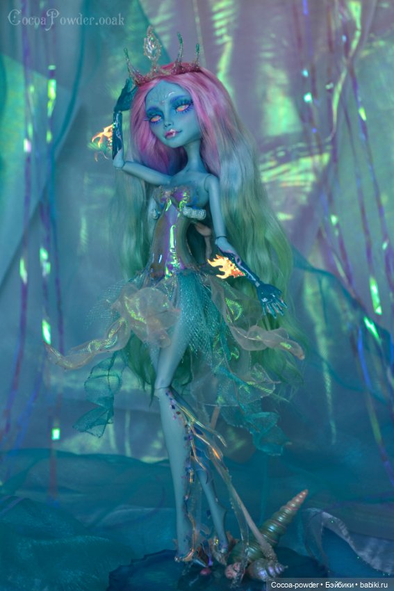 ООАК Морская царевна — ООАК Monster High и Ever After High: репейнт