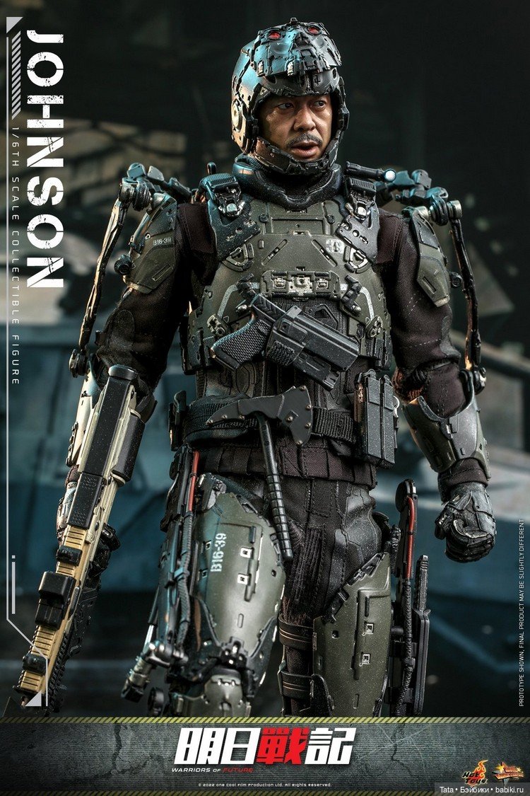 Hot Toys - Командир Джонсон в масштабе 1/6 по мотивам фильма «Войны будущего»