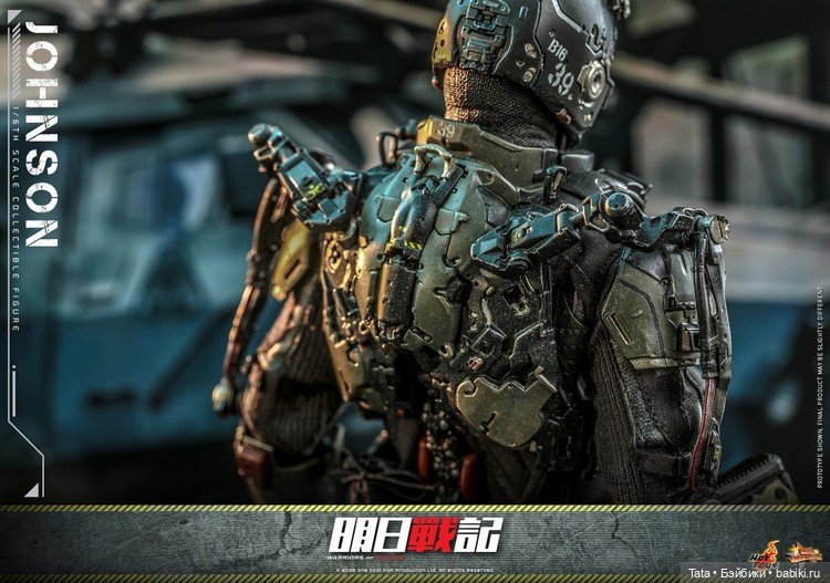 Hot Toys - Командир Джонсон в масштабе 1/6 по мотивам фильма «Войны будущего» (фото 4)
