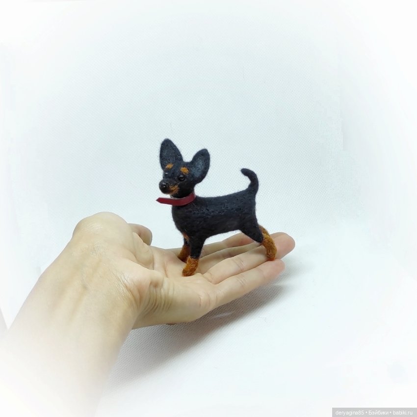 Тойчик — Валяные игрушки из шерсти: сухое валяние (фото 9)