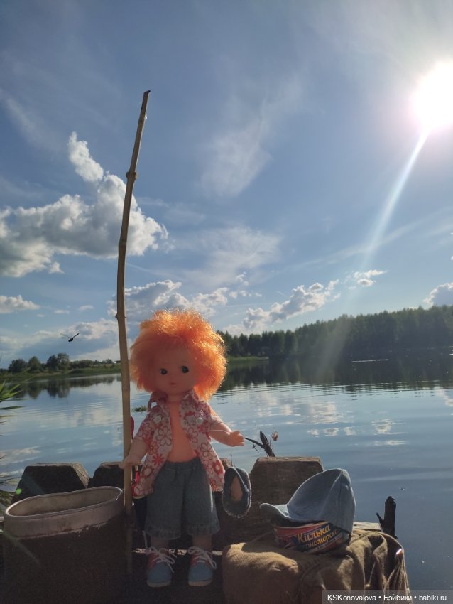 Куклы на каникулах! Или Антошка, Антошка, пойдём ловить рыбешку! (После конкурса) (фото 4)