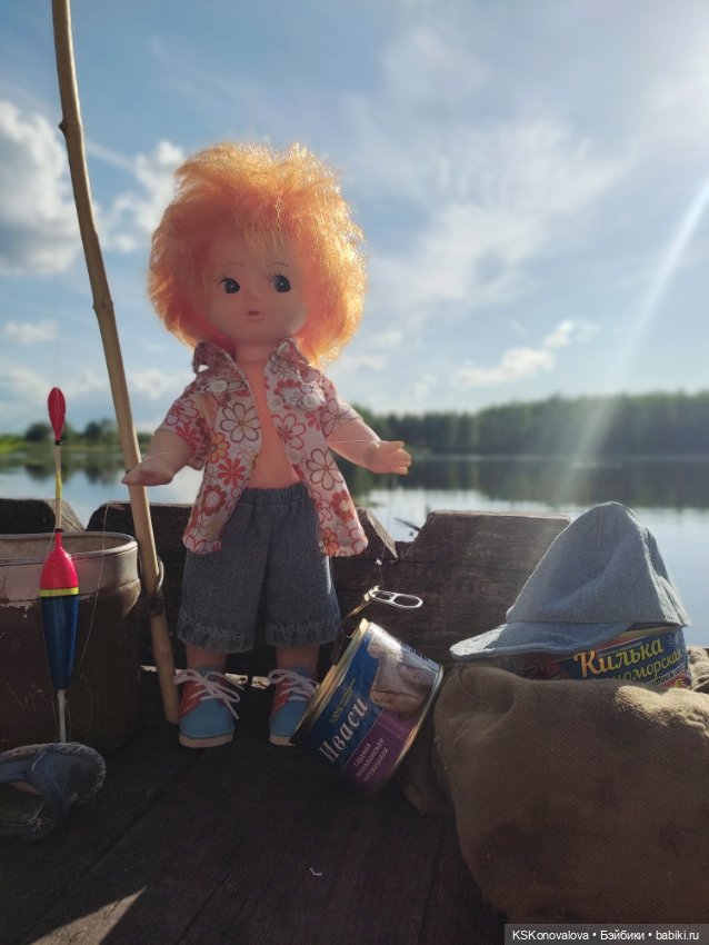 Куклы на каникулах! Или Антошка, Антошка, пойдём ловить рыбешку! (После конкурса) (фото 5)
