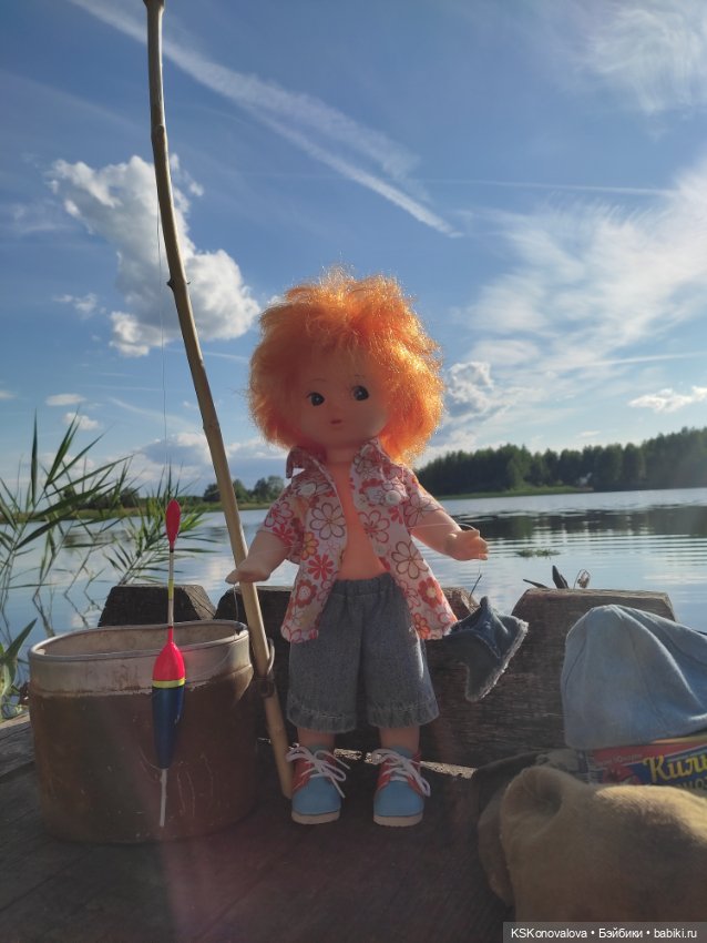 Куклы на каникулах! Или Антошка, Антошка, пойдём ловить рыбешку! (После конкурса) (фото 6)