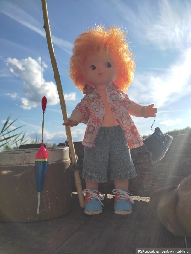 Куклы на каникулах! Или Антошка, Антошка, пойдём ловить рыбешку! (После конкурса) (фото 7)