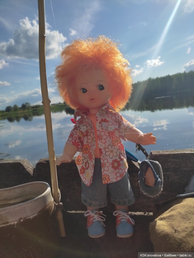 Куклы на каникулах! Или Антошка, Антошка, пойдём ловить рыбешку! (После конкурса) (фото 3)
