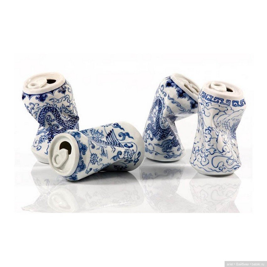 Мятый фарфор от китайского художника Сюэ Лэй (Xue Lei) (фото 2)